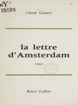 cover image of La lettre d'Amsterdam